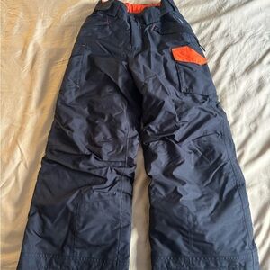 Patagonia Orange Boys' Insulated Pants snowboarding